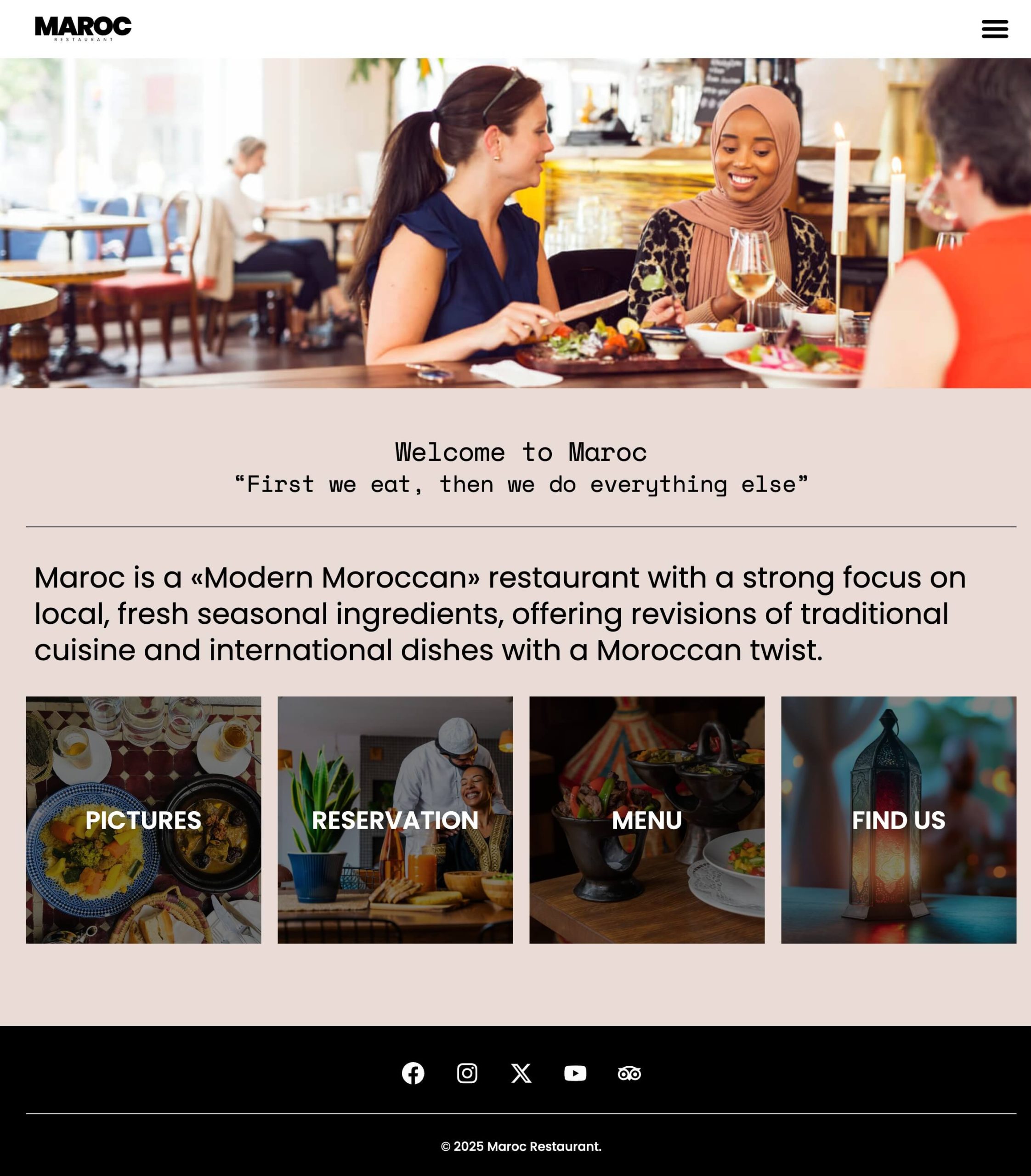 Restaurant web design near me